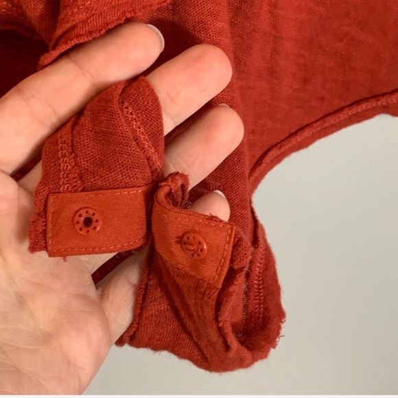 Free People | Bodysuit Terra-Cotta | Sz L - Picture 5 of 7